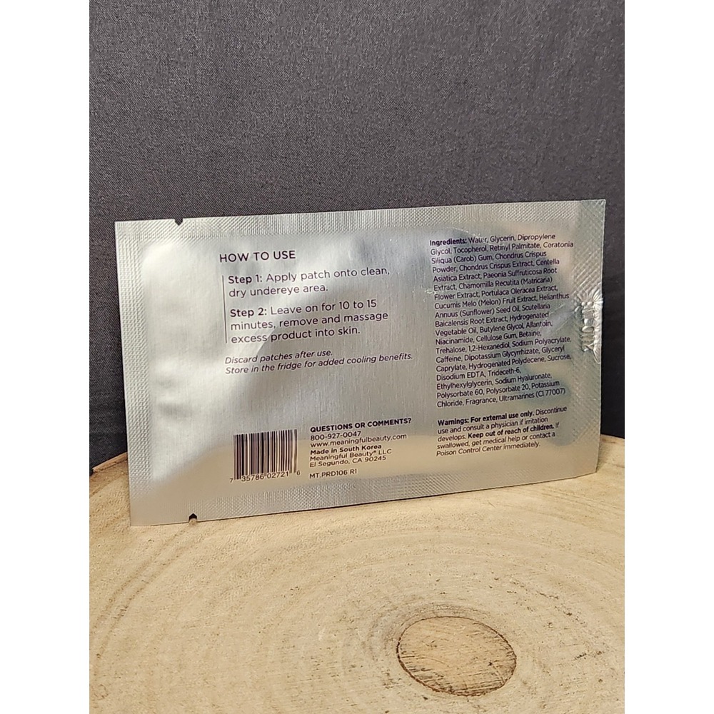 Meaningful Beauty Revive‎ & Brighten Under Eye Masque Cindy Crawford Sealed - Picture 3 of 5